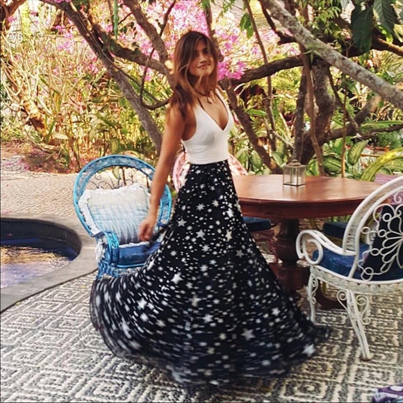 Black Starlet Maxi Skirt - Picture 5 of 5